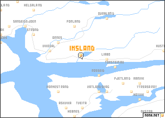 map of Imsland