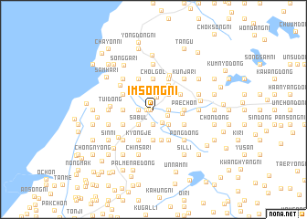 map of Imsŏng-ni