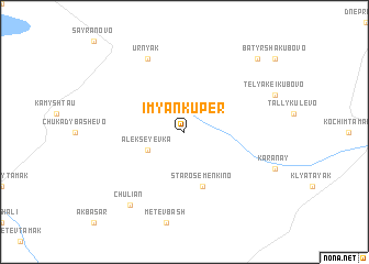 map of Imyan-Kuper