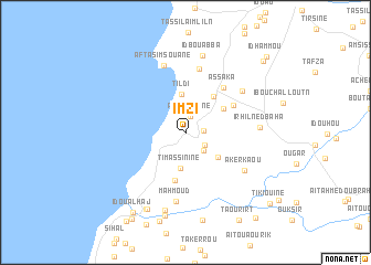 map of Imzi