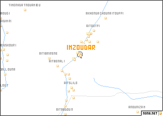 map of Imzoudar