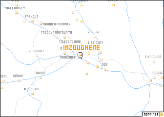 map of Imzoughene