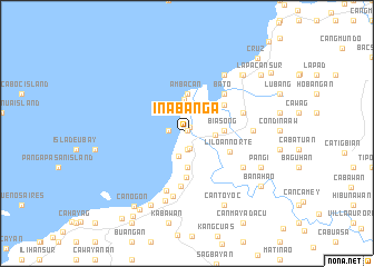 map of Inabanga