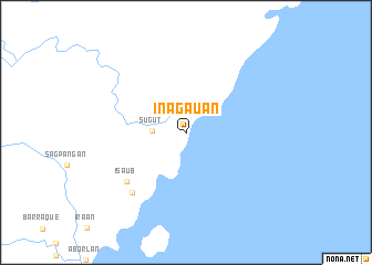map of Inagauan