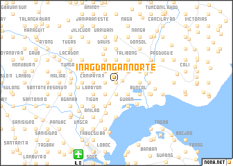 map of Inagdañgan Norte