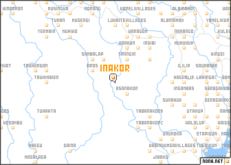 map of Inakor