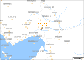 map of Inalad