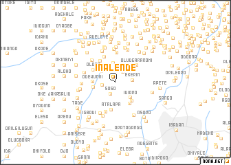 map of Inalende