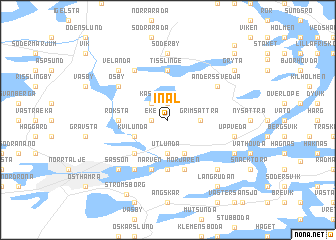 map of Inål