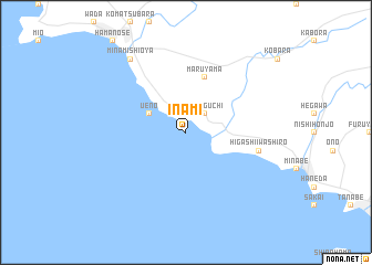 map of Inami