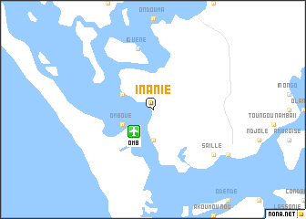 map of Inanie