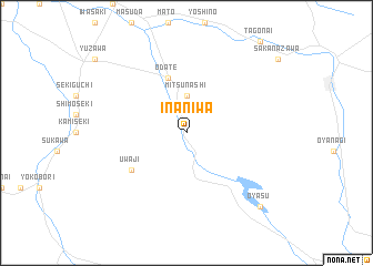 map of Inaniwa