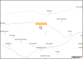 map of Iñapari