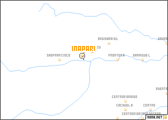 map of Iñapari