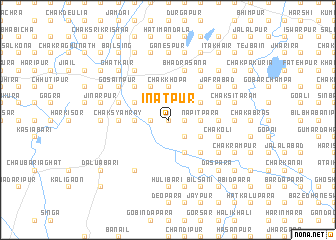 map of Inātpur