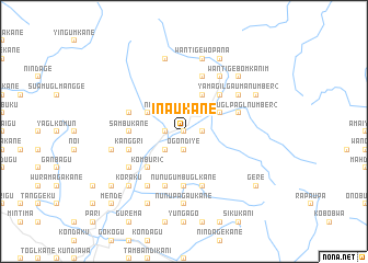 map of Inaukane