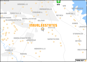 map of In-A-Vale-Estates