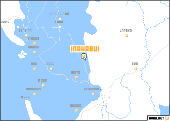 map of Inawabui