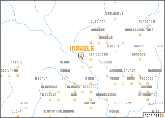 map of Inawole