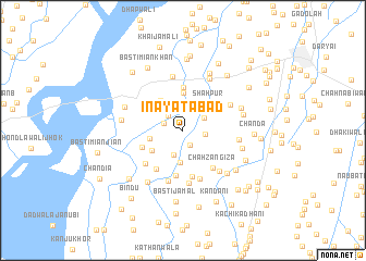 map of Inayatābād