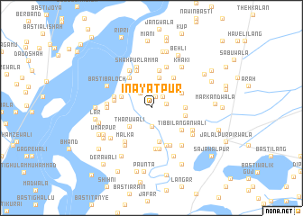 map of Ināyatpur