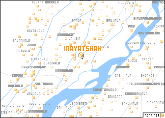 map of Ināyāt Shāh