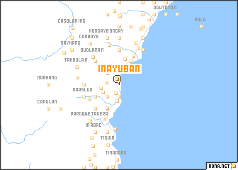 map of Inayuban