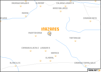 map of Inazares
