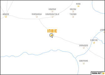 map of Inbié