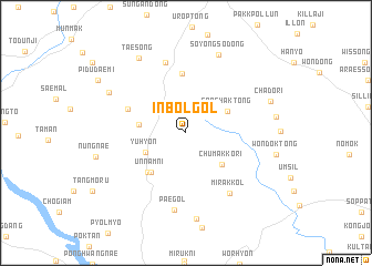 map of Inbŏl-gol