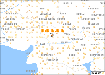 map of Inbong-dong