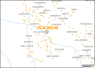 map of Incacancha