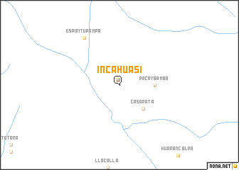 map of Incahuasi