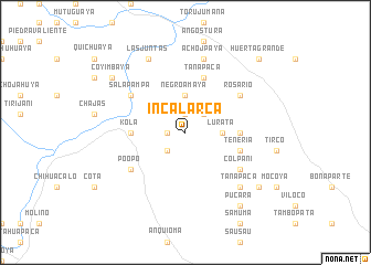 map of Incalarca