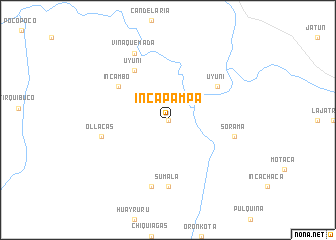 map of Inca Pampa