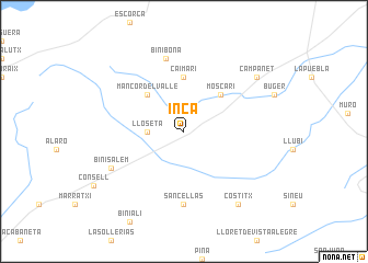 map of Inca