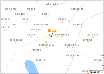 map of İnce