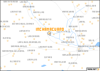 map of Inchamacuaro