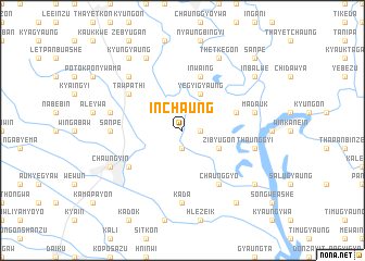 map of Inchaung