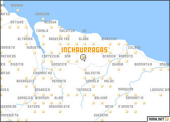 map of Inchaurragas