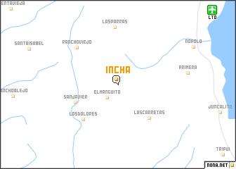 map of Incha