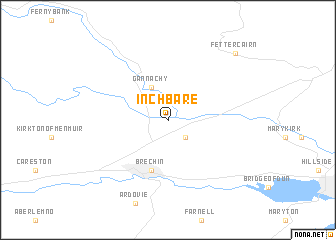 map of Inchbare