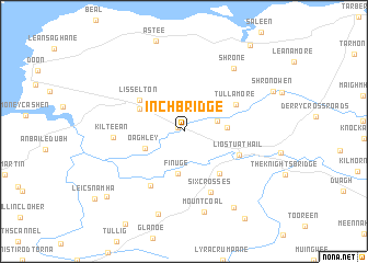 map of Inch Bridge