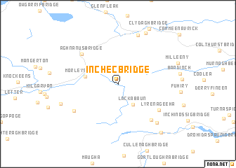 map of Inchec Bridge