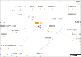 map of Īncheh