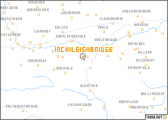 map of Inchileigh Bridge