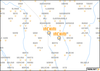 map of Inchʼīnī