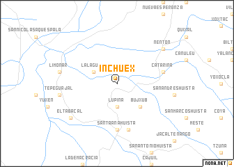 map of Inchuex