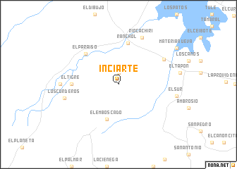 map of Inciarte
