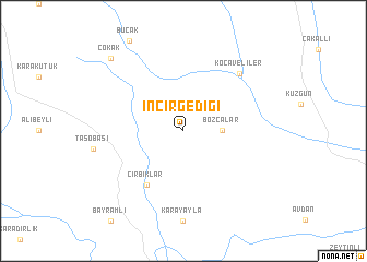 map of İncirgediği